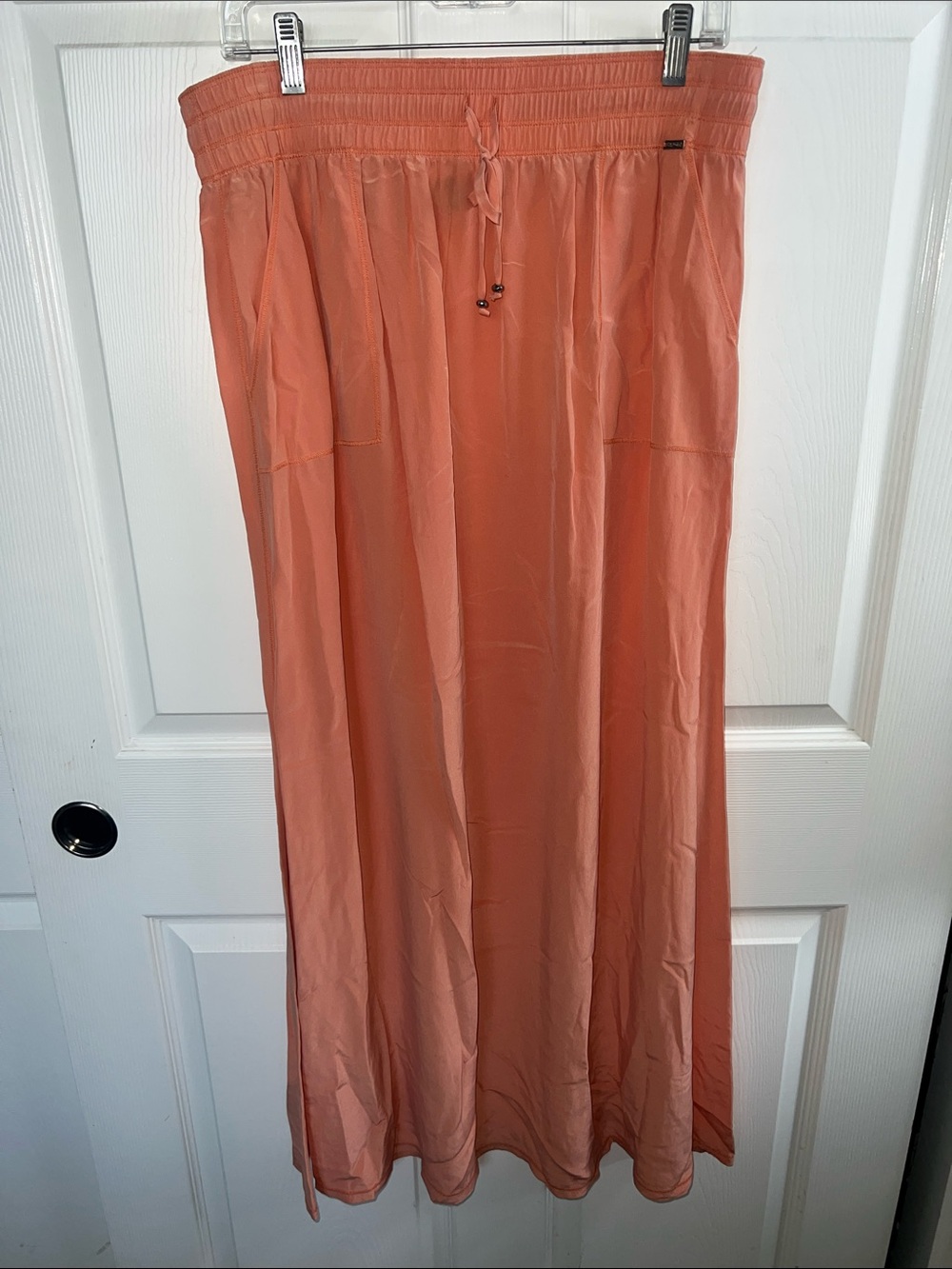 St. John Women’s Coral Elastic-Waist Maxi Skirt